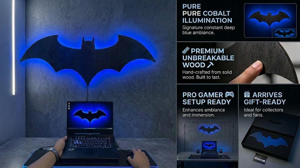 Batman LED Light Sign – 7 Colors